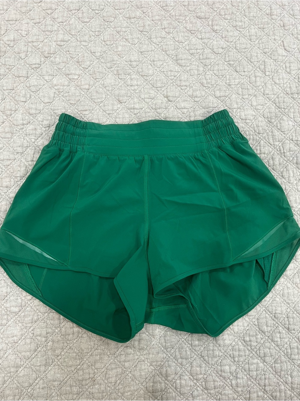 lululemon lined shorts 2.5” Emerald Green